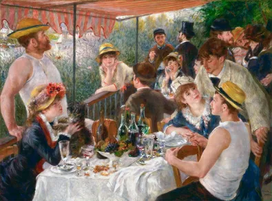 <p>Luncheon of the Boating Party - 1880/81</p>