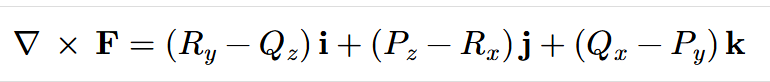 <p><span>measures the tendency of particles at a point to rotate about the axis that points in the direction of the curl at the point</span></p>