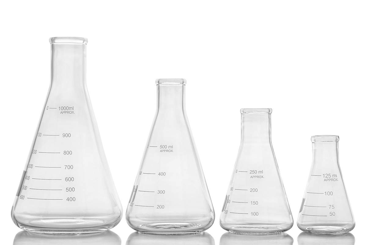 <p>Erlenmeyer flask </p>