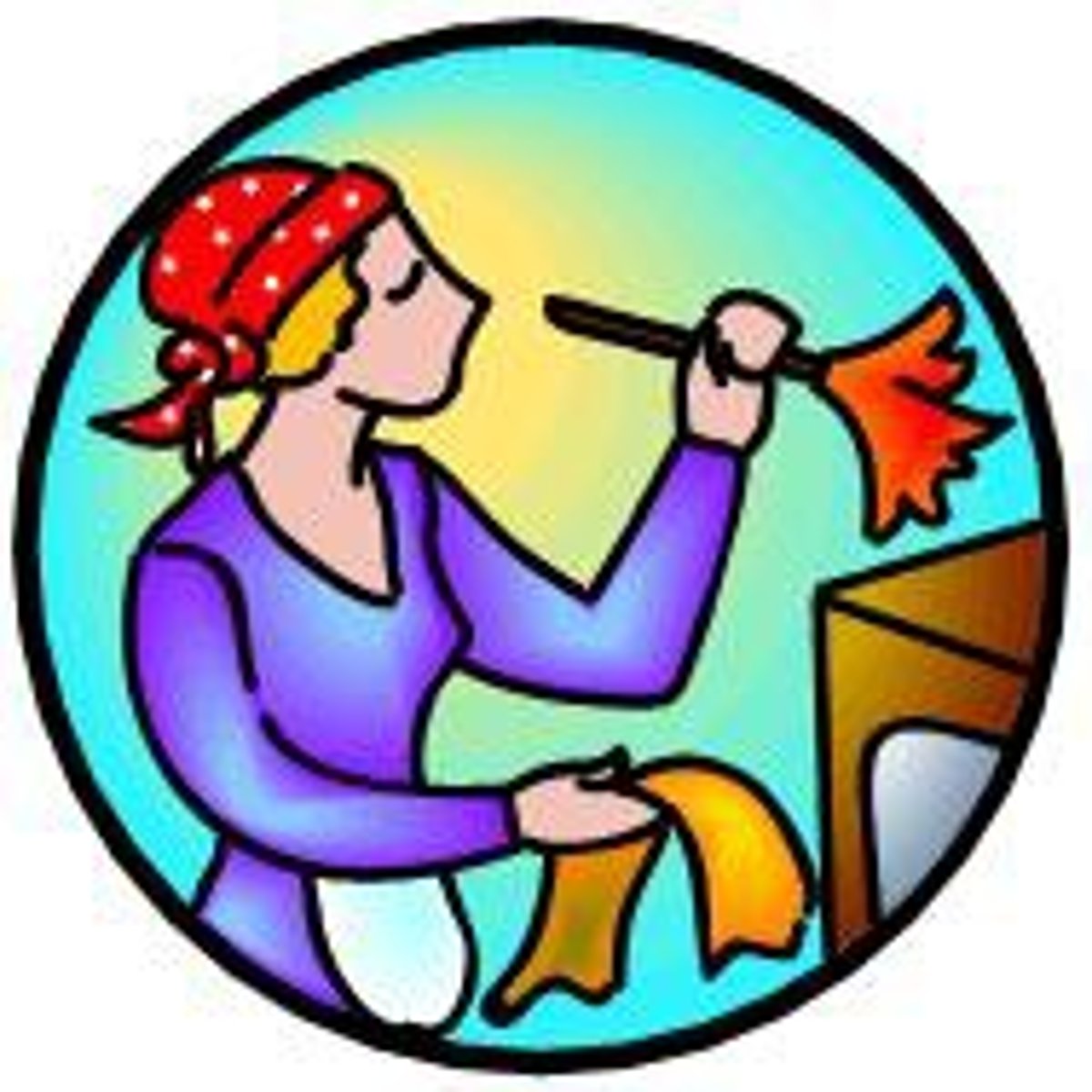<p>Remove or take away things like dust or objects.</p>