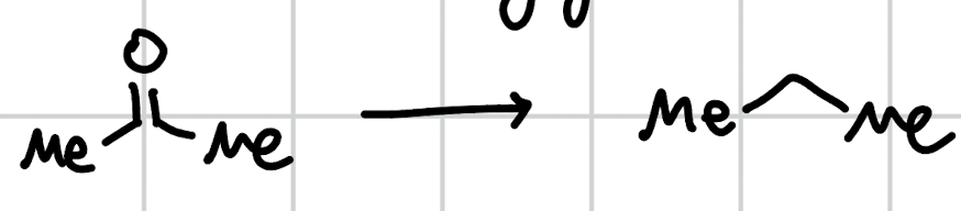 <p>Wolff Kischner Deoxygenation</p>