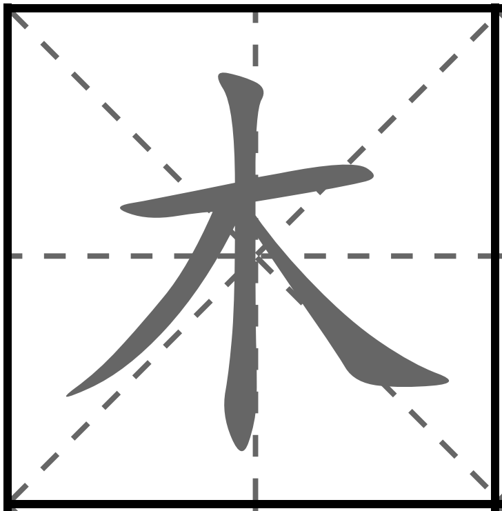 <p>MỘC</p><p>木 (き) : Cây</p><p>木曜日 (もくようび) : Thứ năm</p><p>木村 (きむら) : Tên Kimura</p><p>大木 (たいぼく) : Cây lớn</p>
