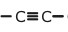 <p>functional group: triple bond</p>