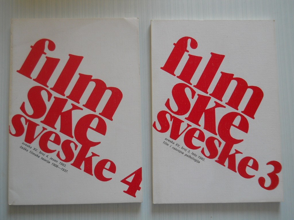 <p>Najznačajniji časopis filmske teorije u Jugoslaviji, nastao po ugledu na časopis <em>Cahiers du cinema</em> koji je osnovao <strong>Andre Bazen</strong>. Počele su da izlaze <strong>krajem 60tih</strong>. Jedan od ključnih promotora filmske kritike i analize.</p>