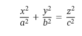 <p>What qudratic surface does this equation represent?</p>
