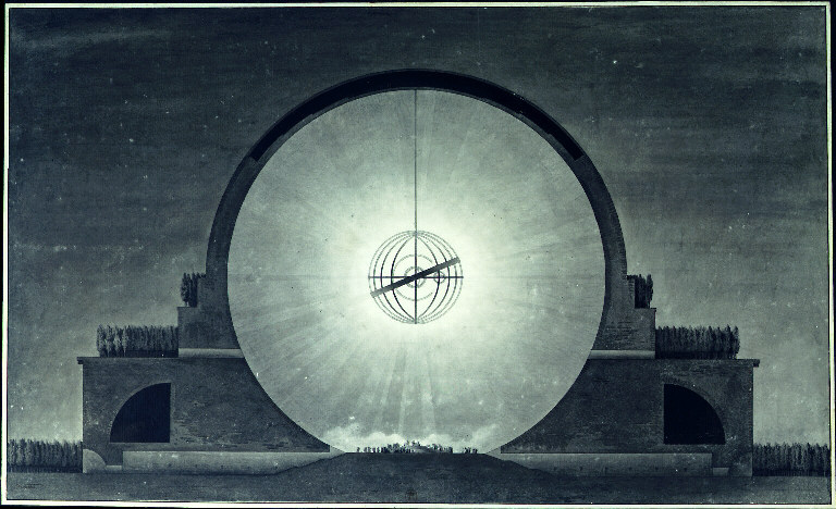 <p>Cenotafio de Newton (Monumento conmemorativo a Newton) - Étienne-Louis Boullée</p>