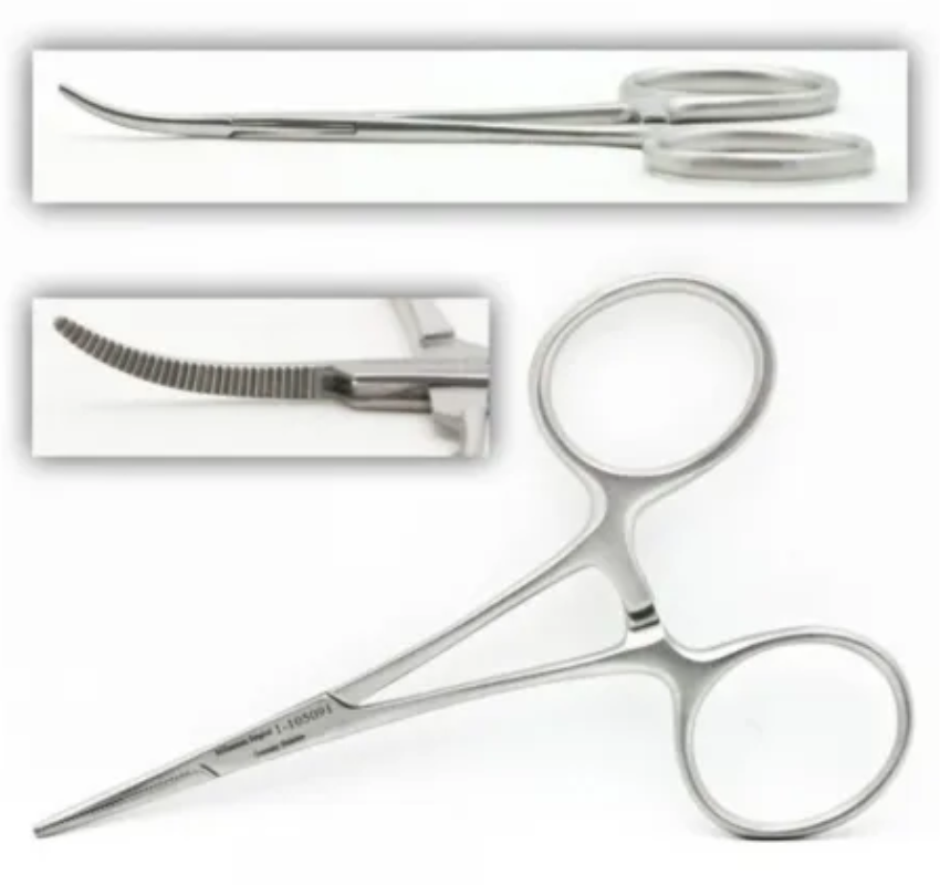 <p>Mosquito Clamp – Curved</p>