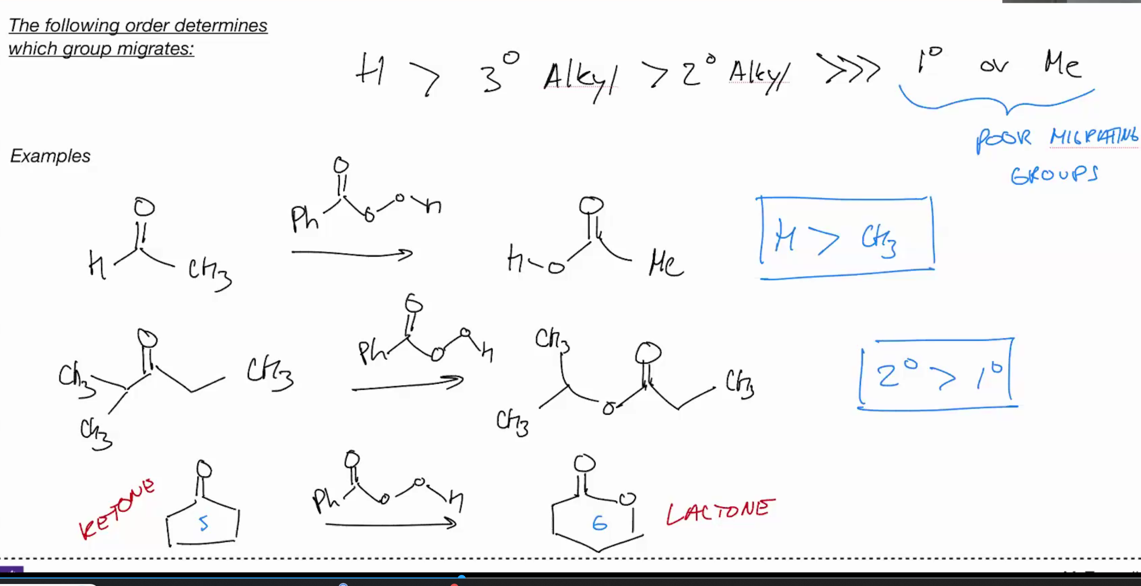 <p>Use Peroxy acid to react + stff</p>