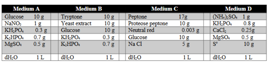 <p>Can an organism growing in medium A be a pathogen? explain</p>