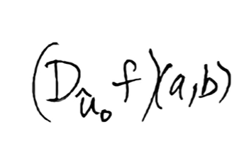 <p>Formula for this directional derivative</p>