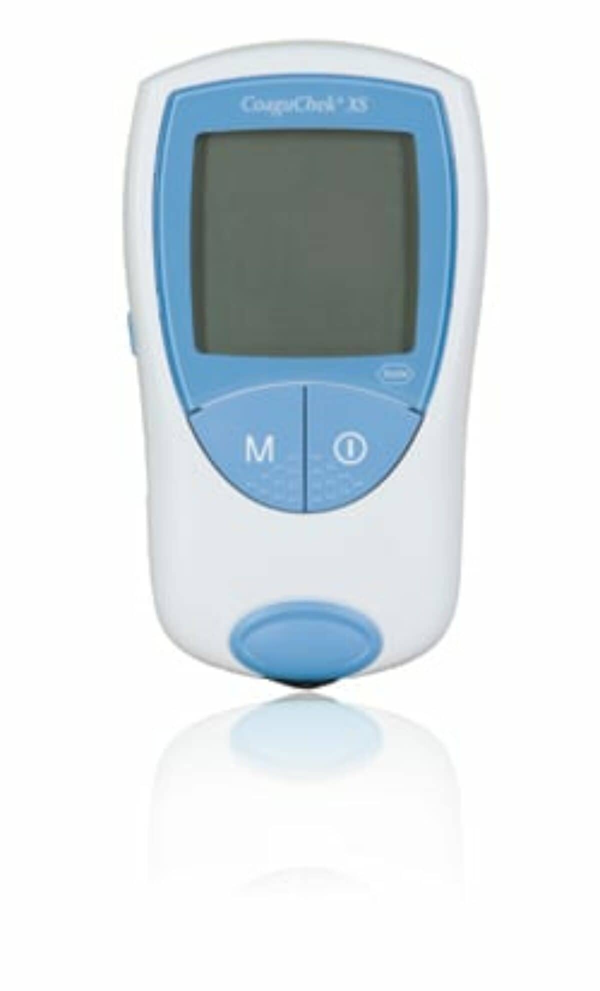 <p>A portable device used to quickly measure blood-clotting function at or near the patient's location.</p>