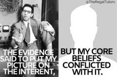 <p>cognitive dissonance</p>