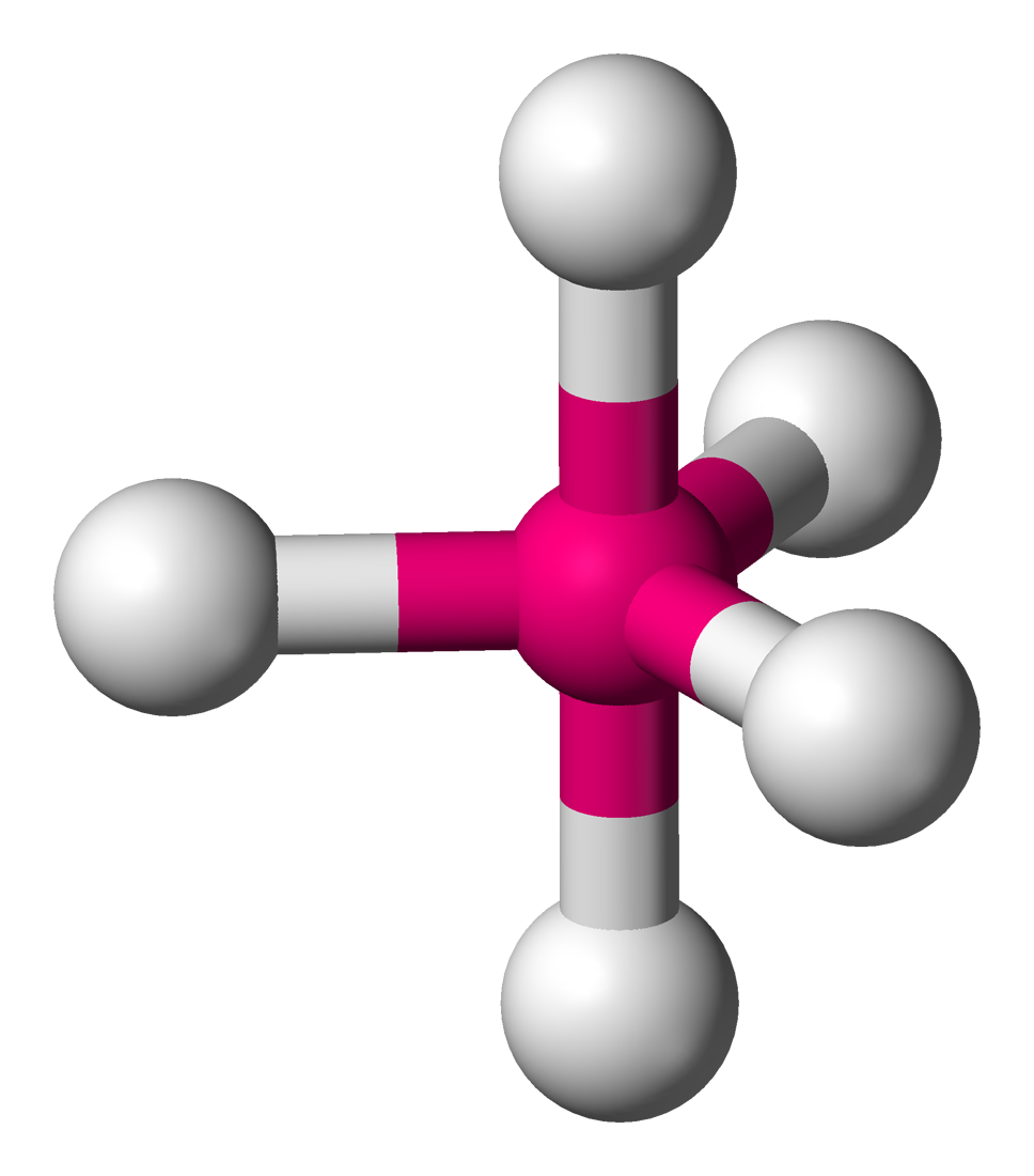 <p>sp³d</p><p>0 lone pairs</p><p>5 bonding domains</p>