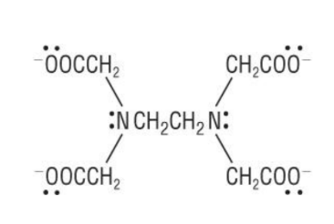<p>Molecules or ions that contain two or more donor groups that attach to a metallic ion are called multidentate ligands.</p>