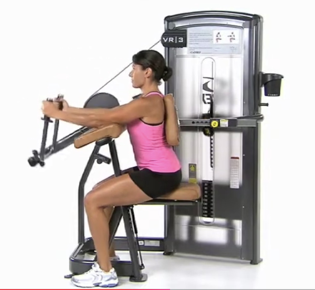 <p>Arm extension/ tricep push down target muscle and joint action</p>