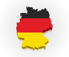 <p>to/in Germany</p>