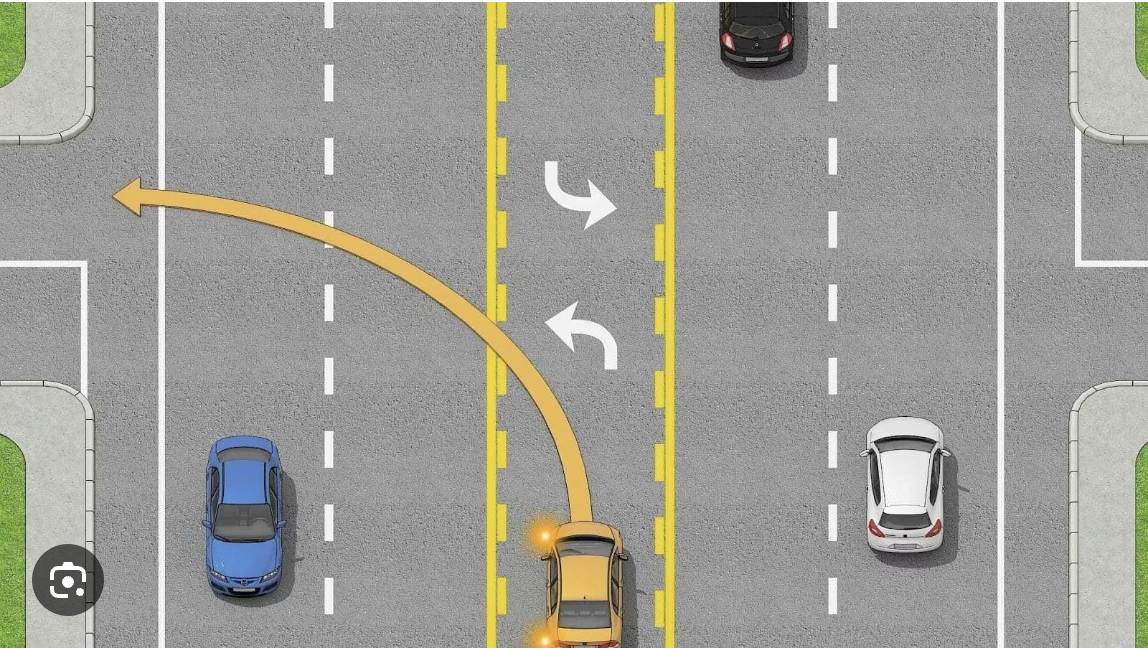 <p>Shared Center Lane</p>