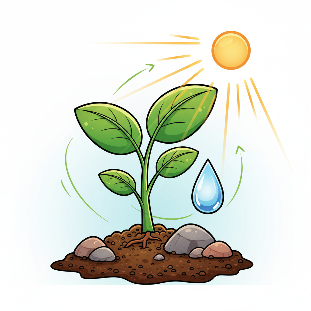 A nonliving part of an ecosystem that limits the growth of a population.