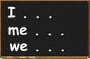 <p>The narrator is in the story and uses "I" or "me."</p>