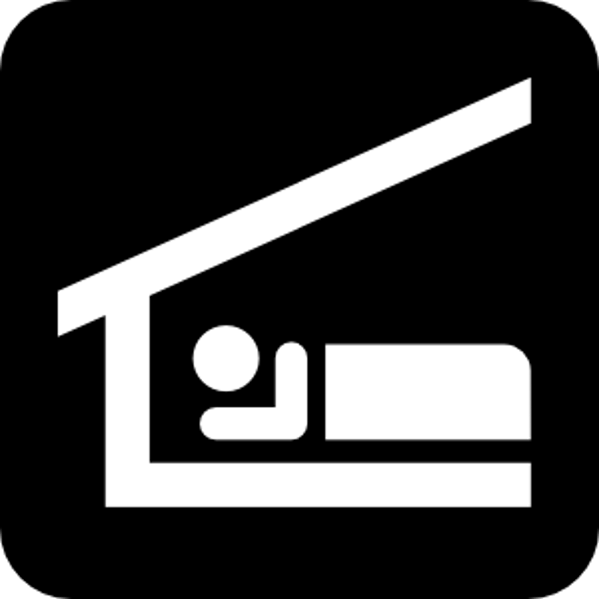 <p>to stay in a hotel</p>