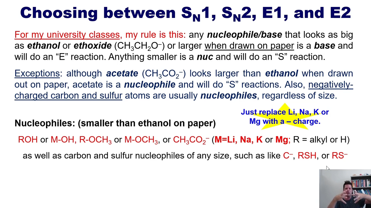 <p>anything bigger than ethanol </p>