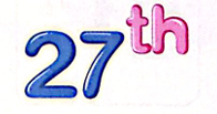 <p>27th</p>
