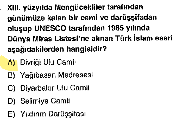 <p>Sivas'tadır ve mimarisiyle eşsizdir.</p>