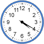 <p>It's 4:20.</p>