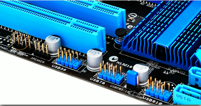 <ul><li><p>Pin-based electrical interface on the motherboard</p></li><li><p>Used to connect internal components</p></li><li><p>Power connections</p></li><li><p>Peripherals (USB, audio)</p></li><li><p>Lights (LEDs)</p></li><li><p>Buttons</p></li></ul><p></p>