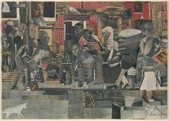<p>A teacher discussing the work below would MOST likely emphasize how art can:</p>