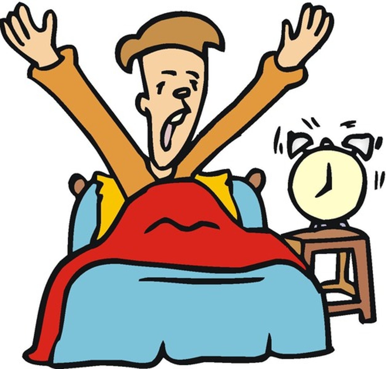 <p>TRANSLATION: просыпаться по будильнику</p><p>DEFINITION: The act of being roused from sleep by the sound of an alarm.</p><p>EXAMPLE: During our school trip, I hated .................. at 6 a.m. to catch the bus. Во время нашей школьной поездки я ненавидел ПРОСЫПАТЬСЯ ПО БУДИЛЬНИКУ в 6 утра, чтобы успеть на автобус.</p>