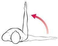 <p>movement of the arm or thigh across the body's midline while the limb is positioned at 90 degrees of flexion (transverse plane)</p>