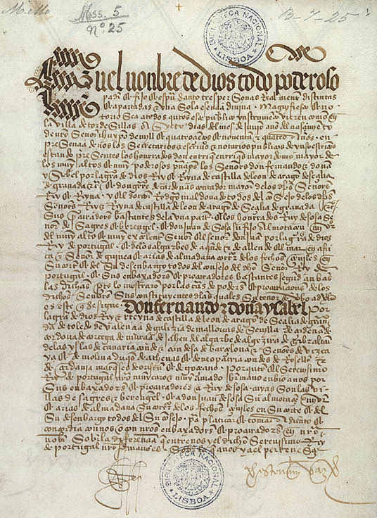 <p>1494 - Treaty of Tordesillas (All Facts) </p>