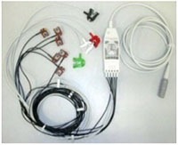 <p>Transfers the body surface ECG data from the patient to the PIU.</p>