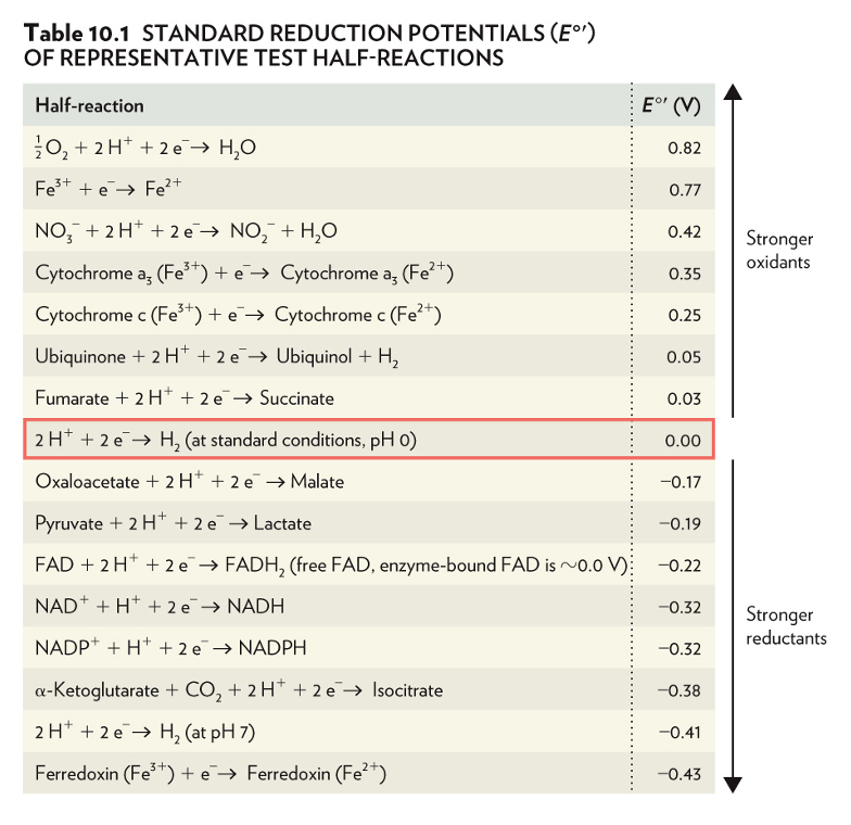 <p><span>All the dehydrogenases of glycolysis and the citrate cycle use NAD+ (E′° for NAD+/NADH is −0.32 V) as an electron acceptor except succinate dehydrogenase, which uses covalently bound FAD (E′° for FAD/FADH2 bound to this enzyme is 0.050 V). Suggest why FAD is a more appropriate electron acceptor than NAD+ in the dehydrogenation of succinate, based on the E′° values of fumarate/succinate (E′° = 0.031 V), NAD+/NADH, and the succinate dehydrogenase FAD/FADH2.</span></p>