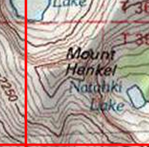 <p>On the 1st(probably shows it the best), 2nd, or 3rd maps. What is the glacier feature that Mount Henkel represents?</p>