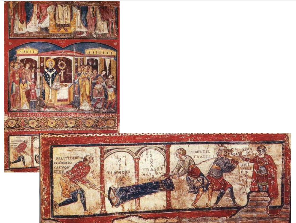 <p>Another fresco at San Clemente</p>