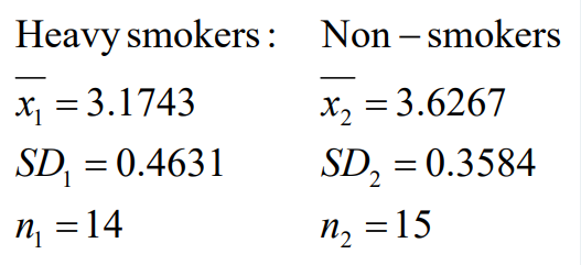 <p>Example 1: Birth Weights → Calculate SE </p>