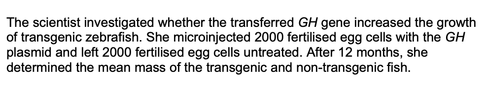 <p>explain how 2 features of the design of this investigation helped to ensure the validity of any conclusions obtained - do not include calculating the mean or SD in your answer (2) </p>