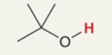 <p>$$pK_a$$ of tert-Butanol ($$(CH_3)_3COH$$)</p>