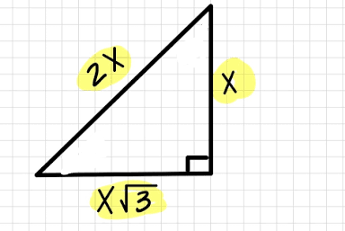 <p>What type of special right triangle is this?</p>