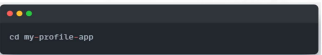 <p>This command changes the current terminal location to the React project folder.<br> <br>This step is important because the next commands must be executed inside the React project.</p>