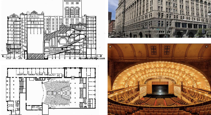 <p>Auditorium Buidling 1887-1889 Chicago Sullivan &amp; Adler</p>