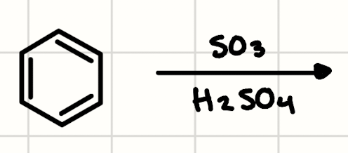 <p>(Benzene) + (SO3, H2SO4)</p>