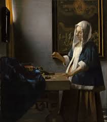 <p>what year was Woman holding a Blalance made </p>