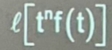 <p>transform of </p>