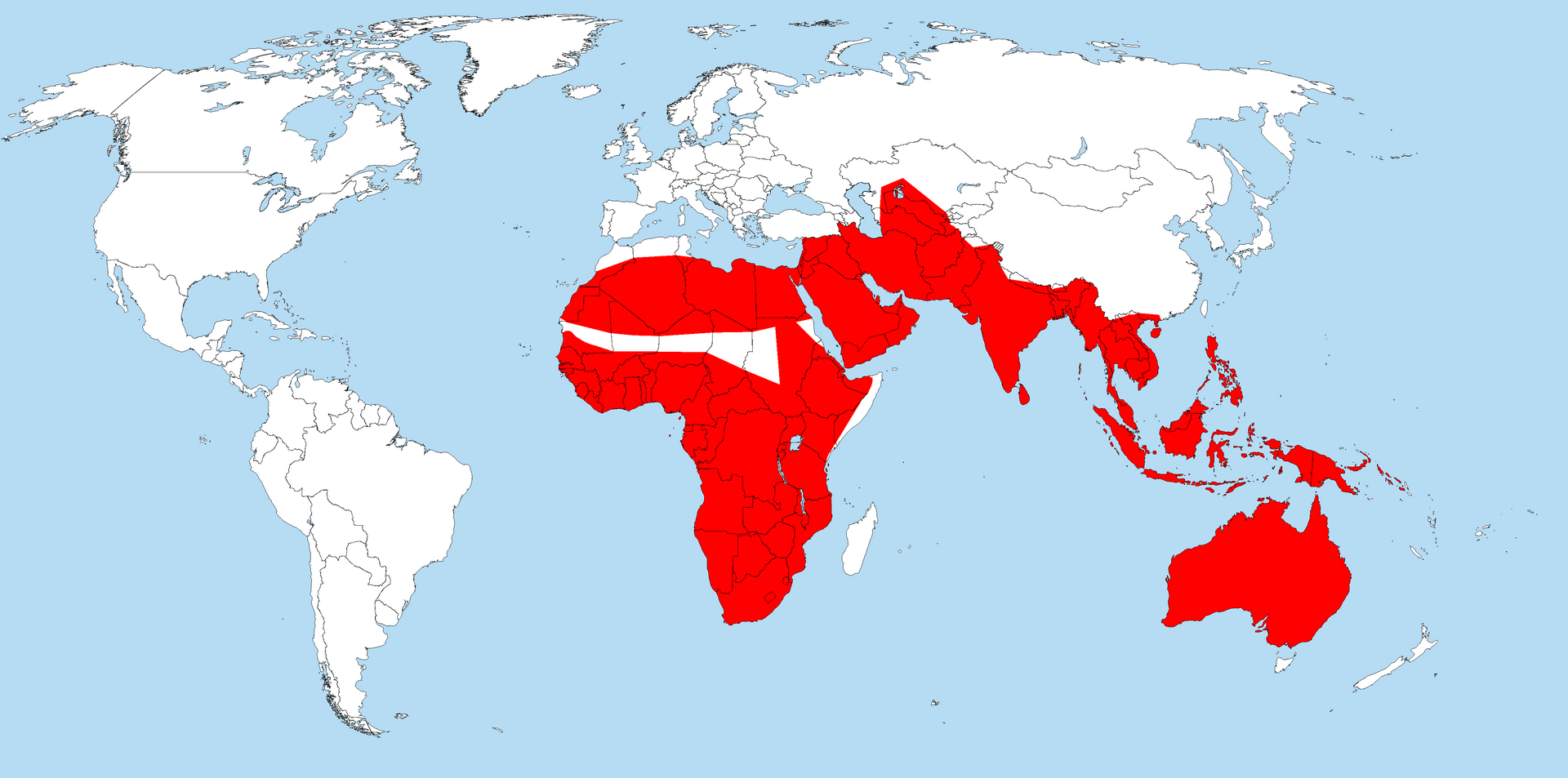 <p>This map shows the distribution of which widespread squamate family? </p>