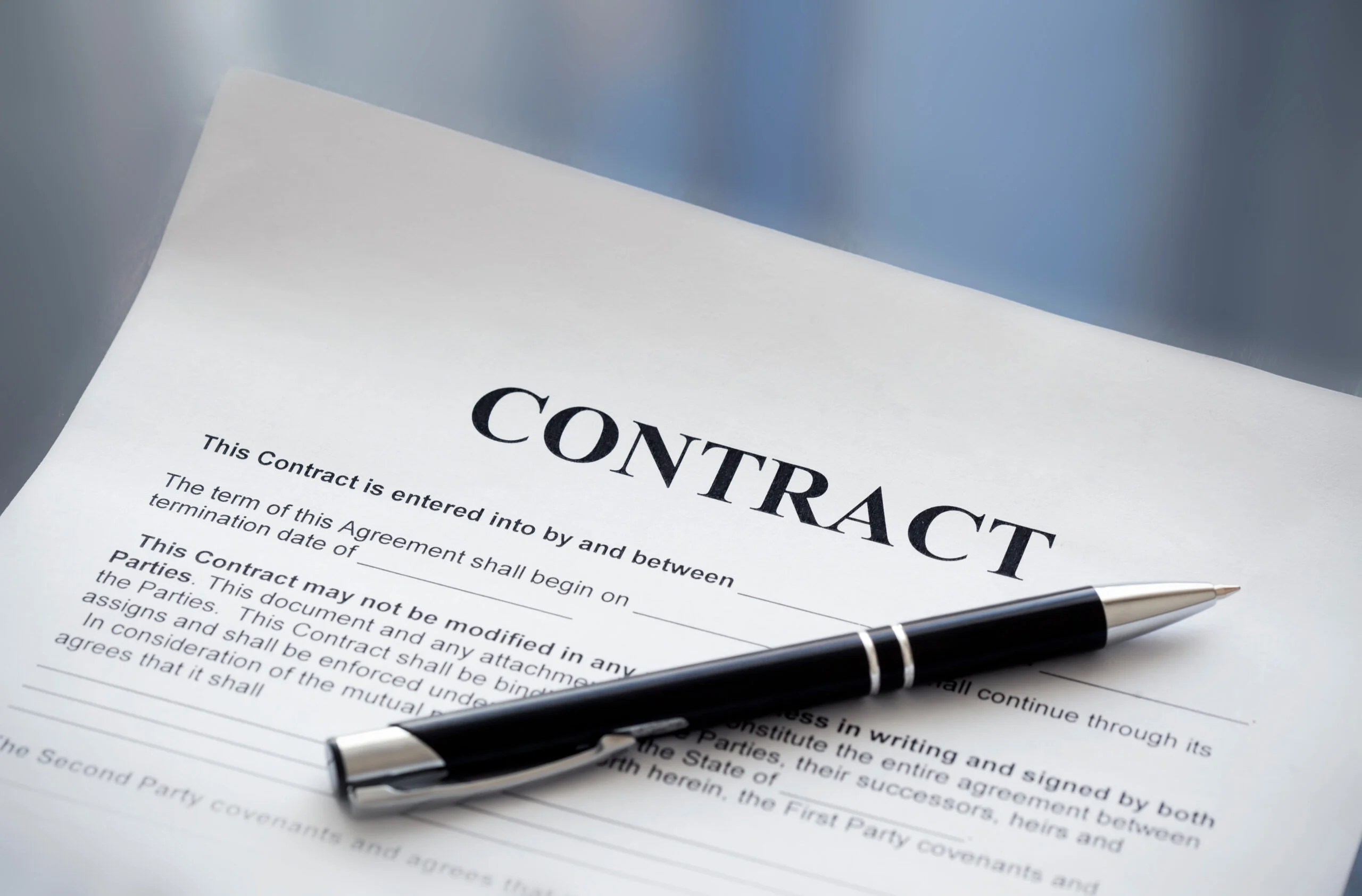 an agreement that is supported by law 계약