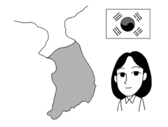 <p>かんこくじん</p>