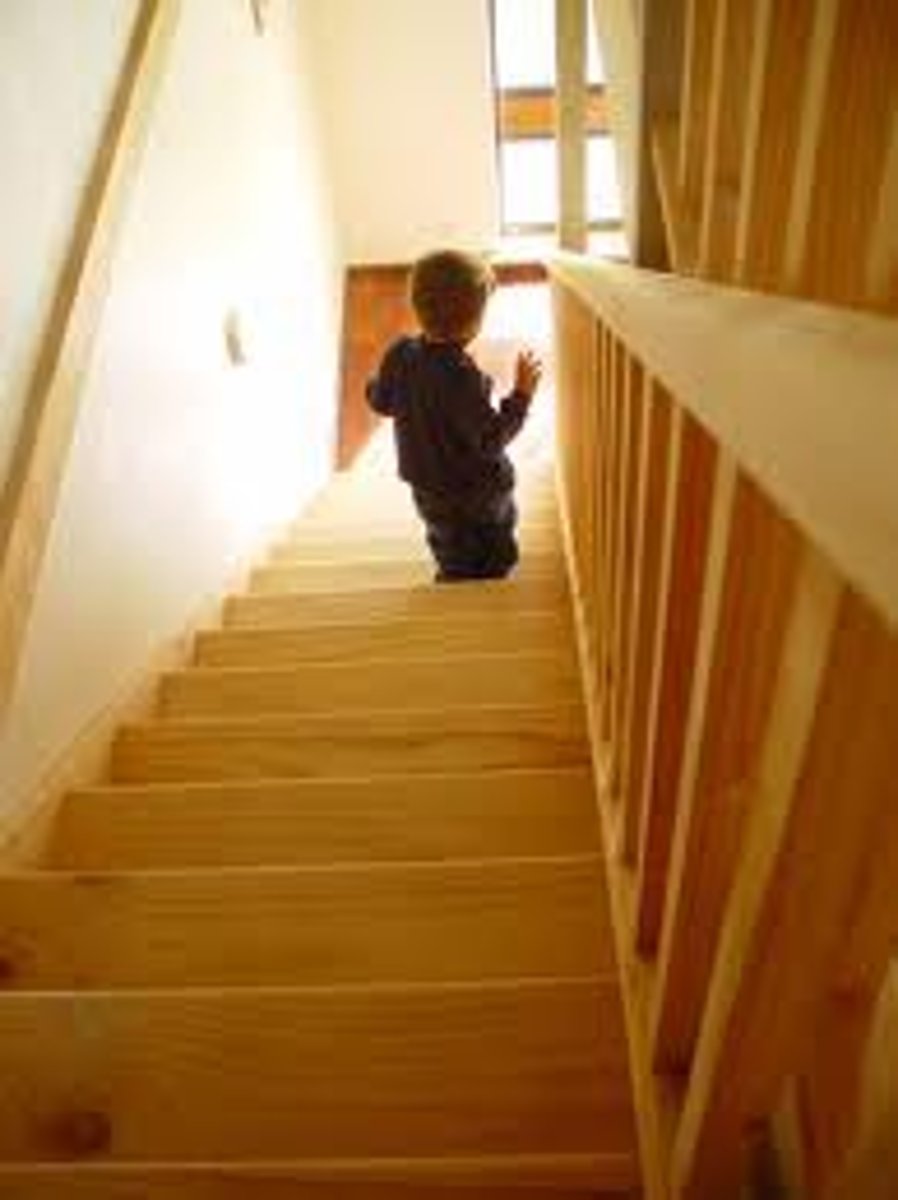 <p>down, below, downstairs</p>